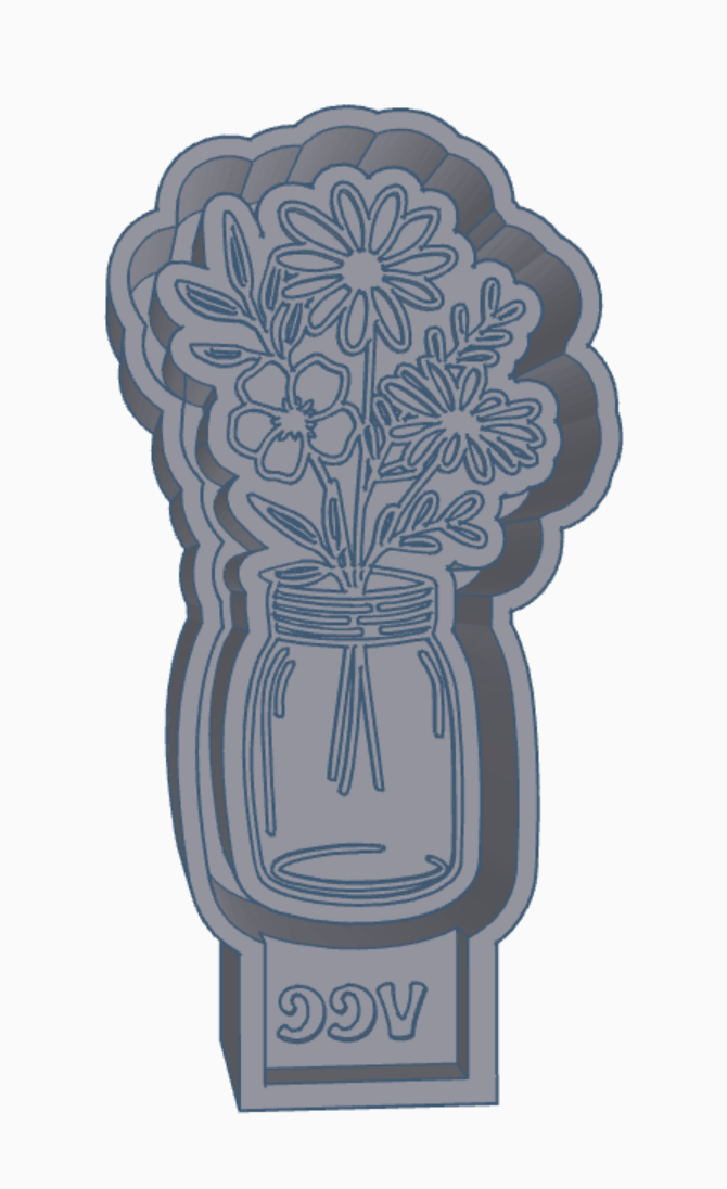Jar of Flowers Freshie Mold