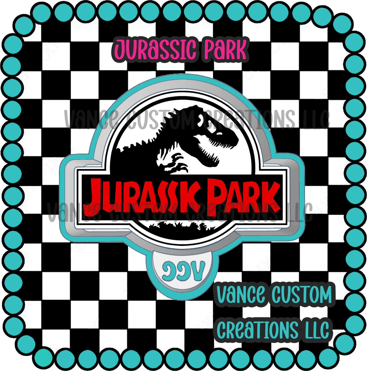 Jurassic Park Freshie Mold