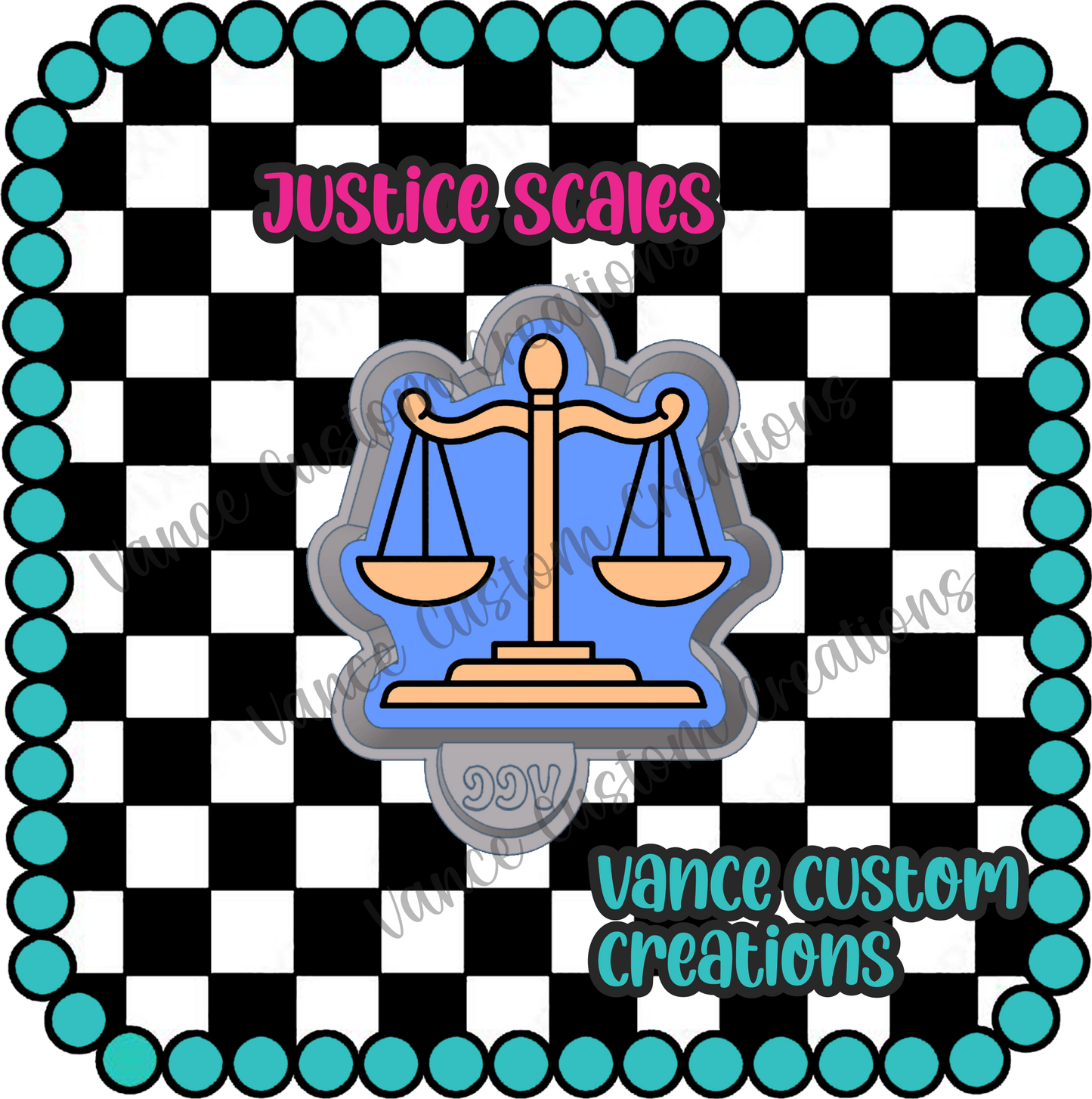 Justice Scales Freshie Mold