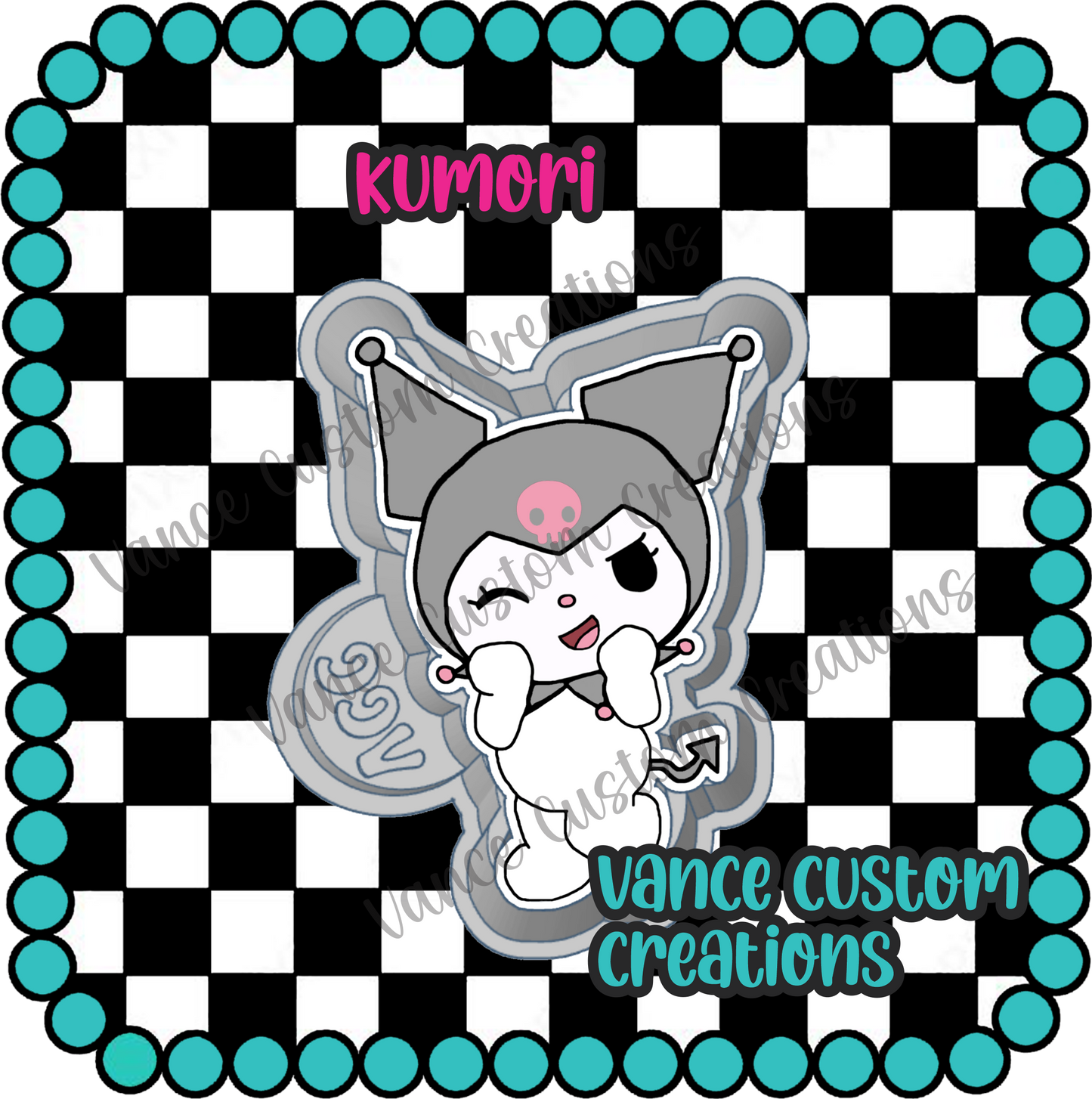 Kuromi Freshie Mold