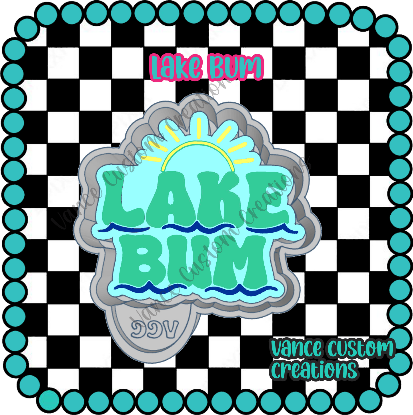 Lake Bum Freshie Mold