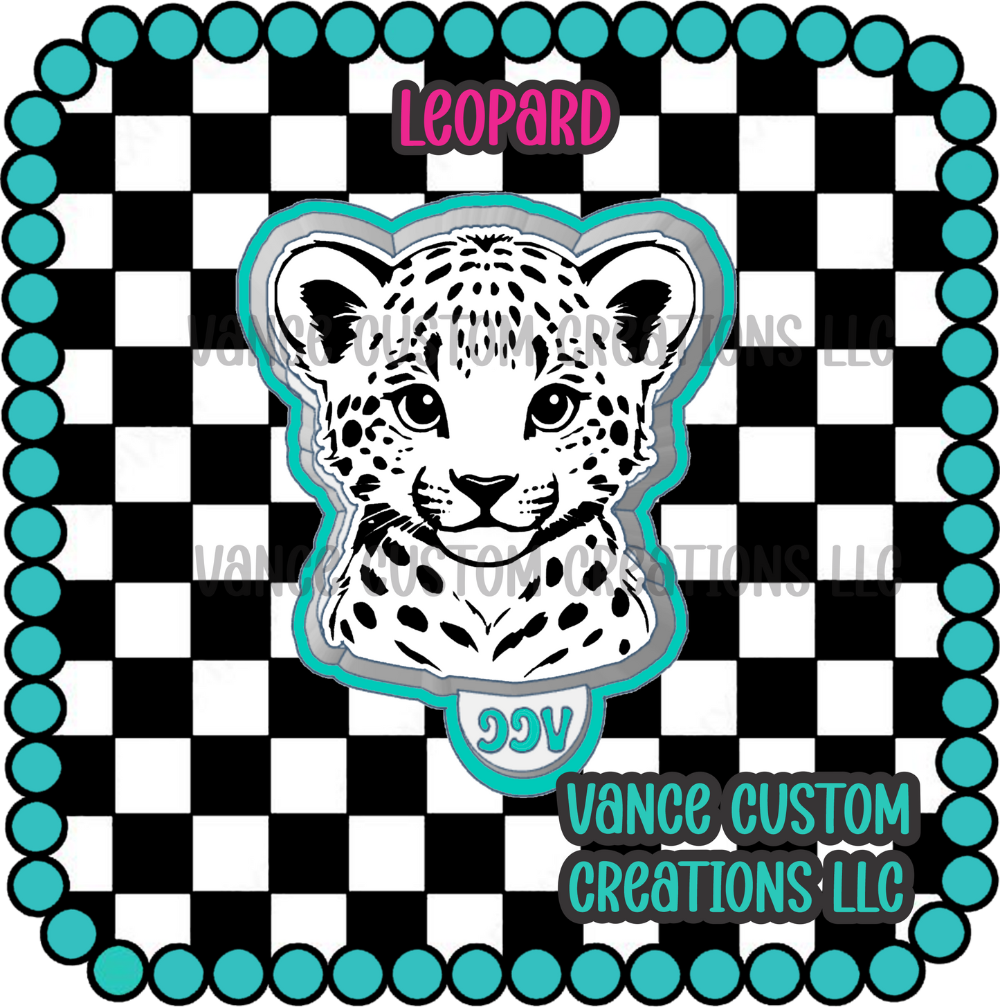 Leopard Freshie Mold