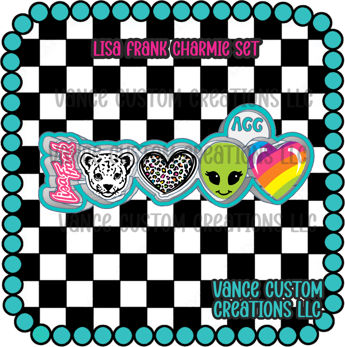 Lisa Frank Charmie Mold Set