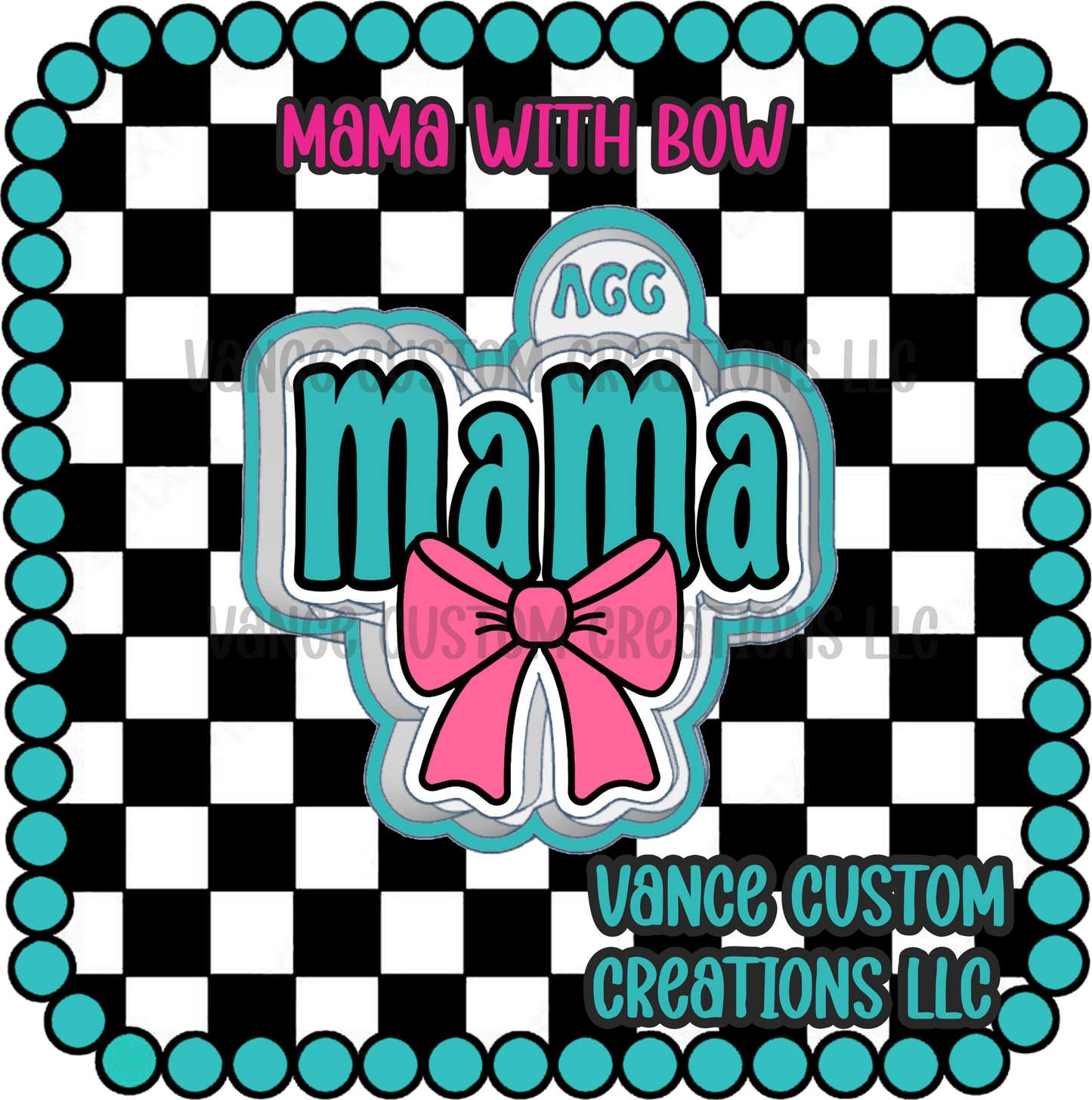 Mama with Bow Freshie Mold