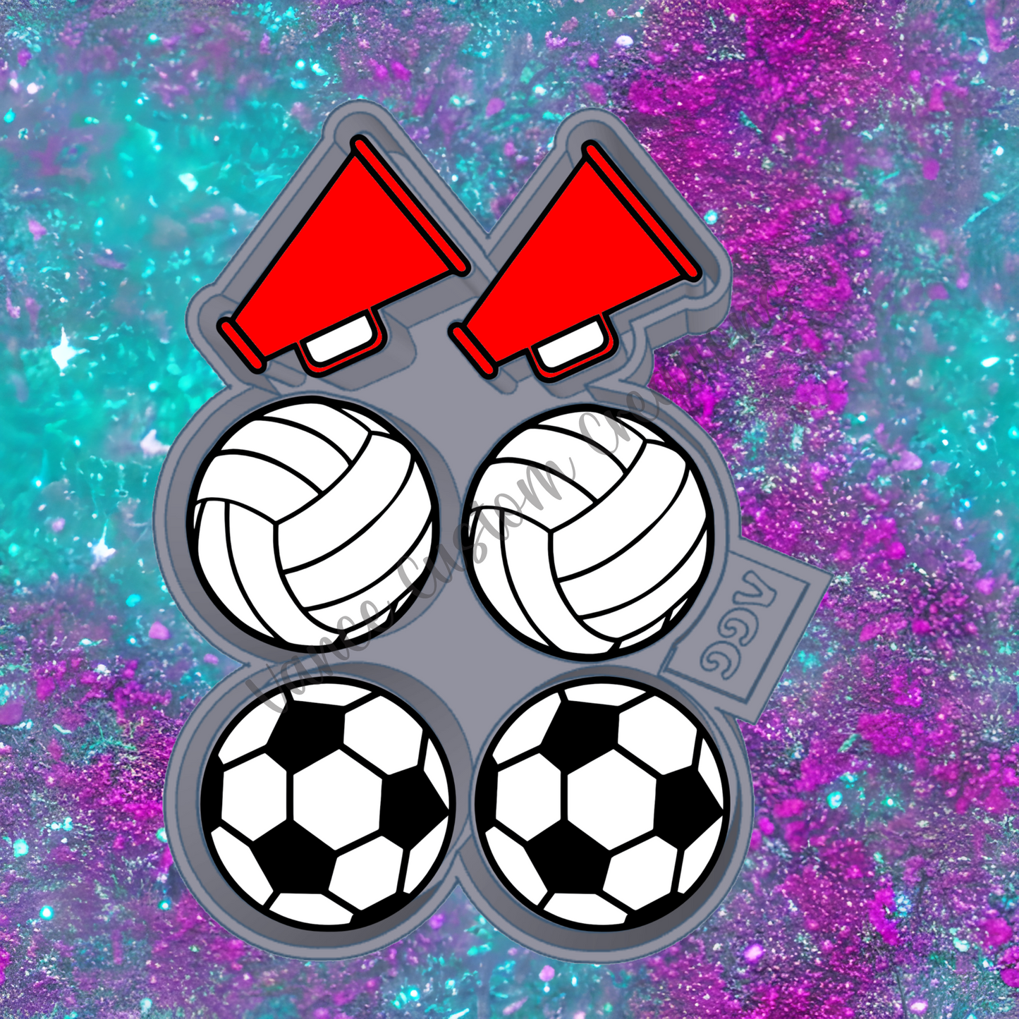 Megaphone Soccer Volleyball Ventclips