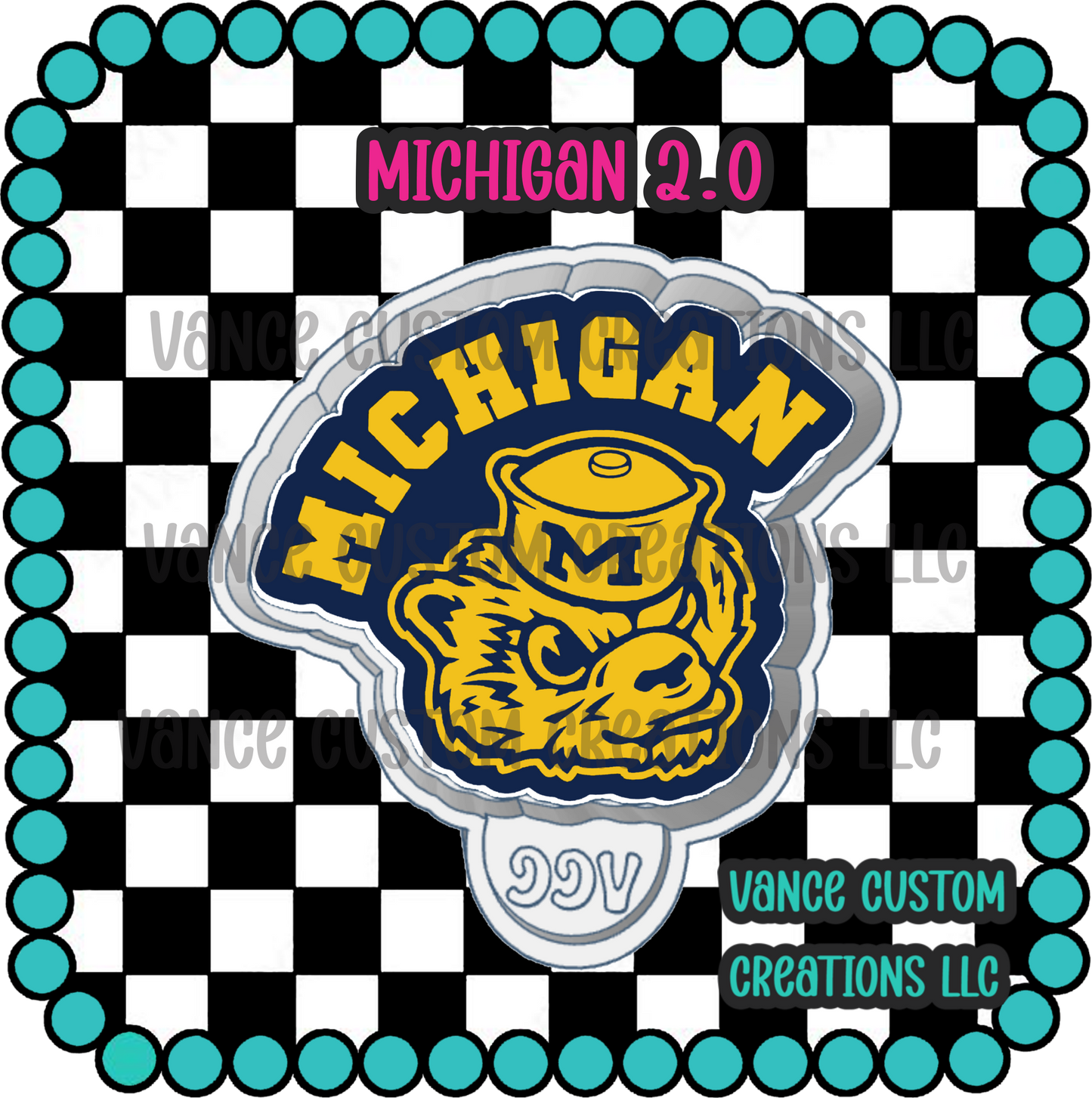 Michigan 2.0 Freshie Mold