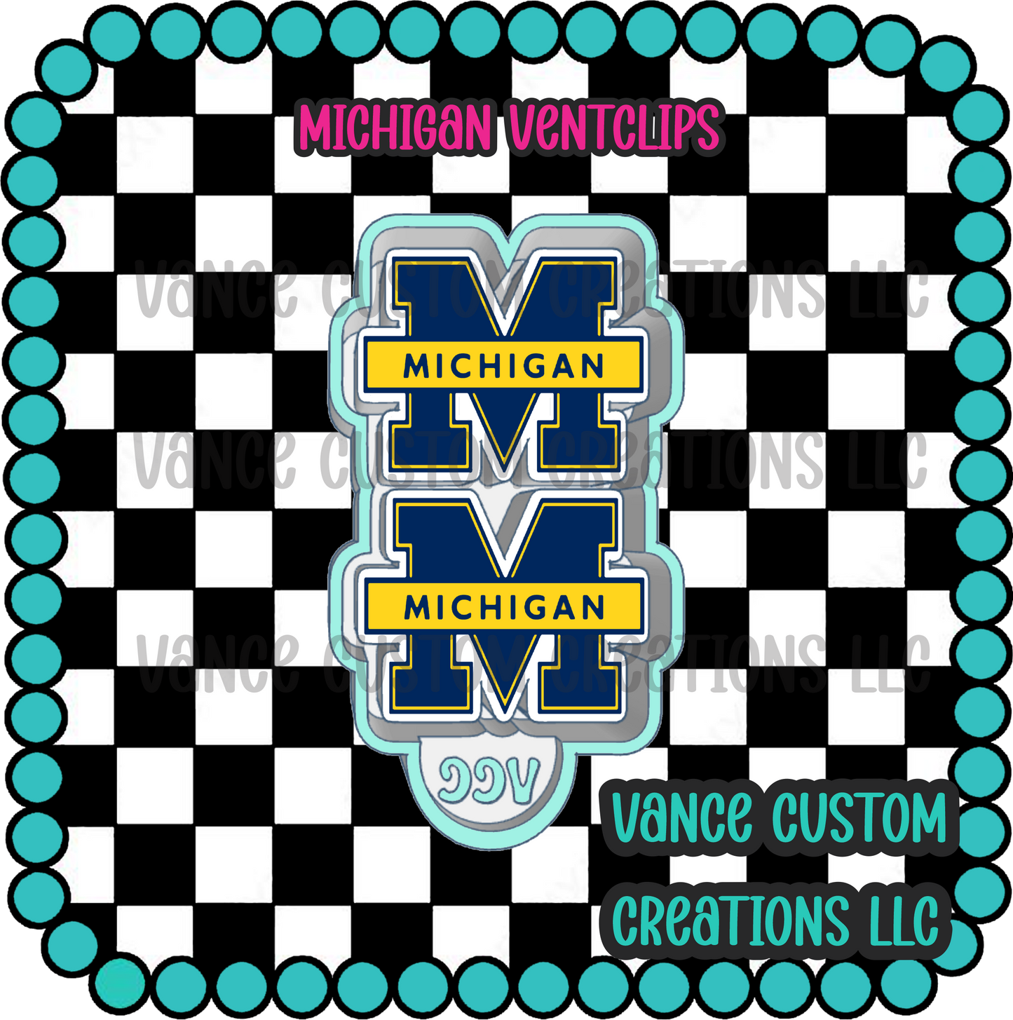 Michigan Ventclip Freshie Mold