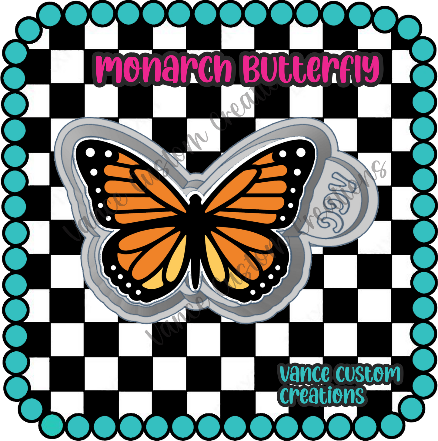 Monarch Butterfly Freshie Mold