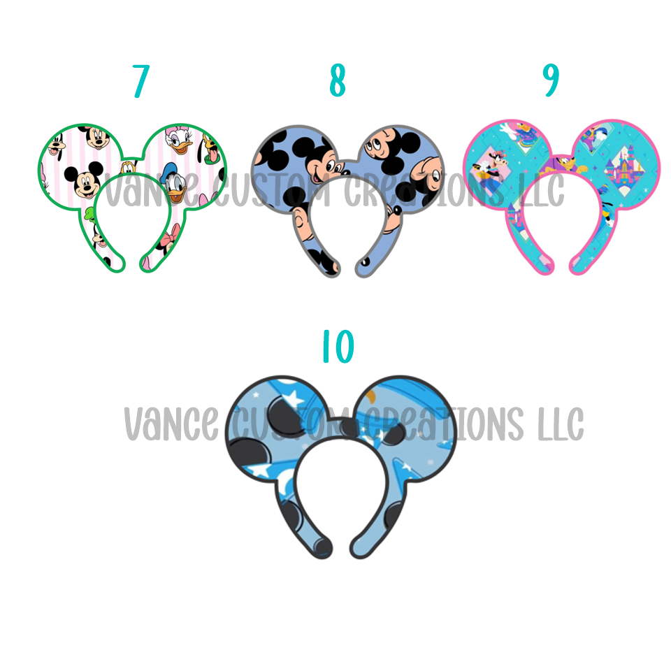 Mouse Ears Boy Freshie Mold Cardstock