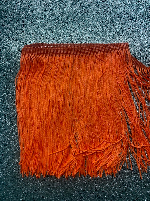 Neon Orange Fringe