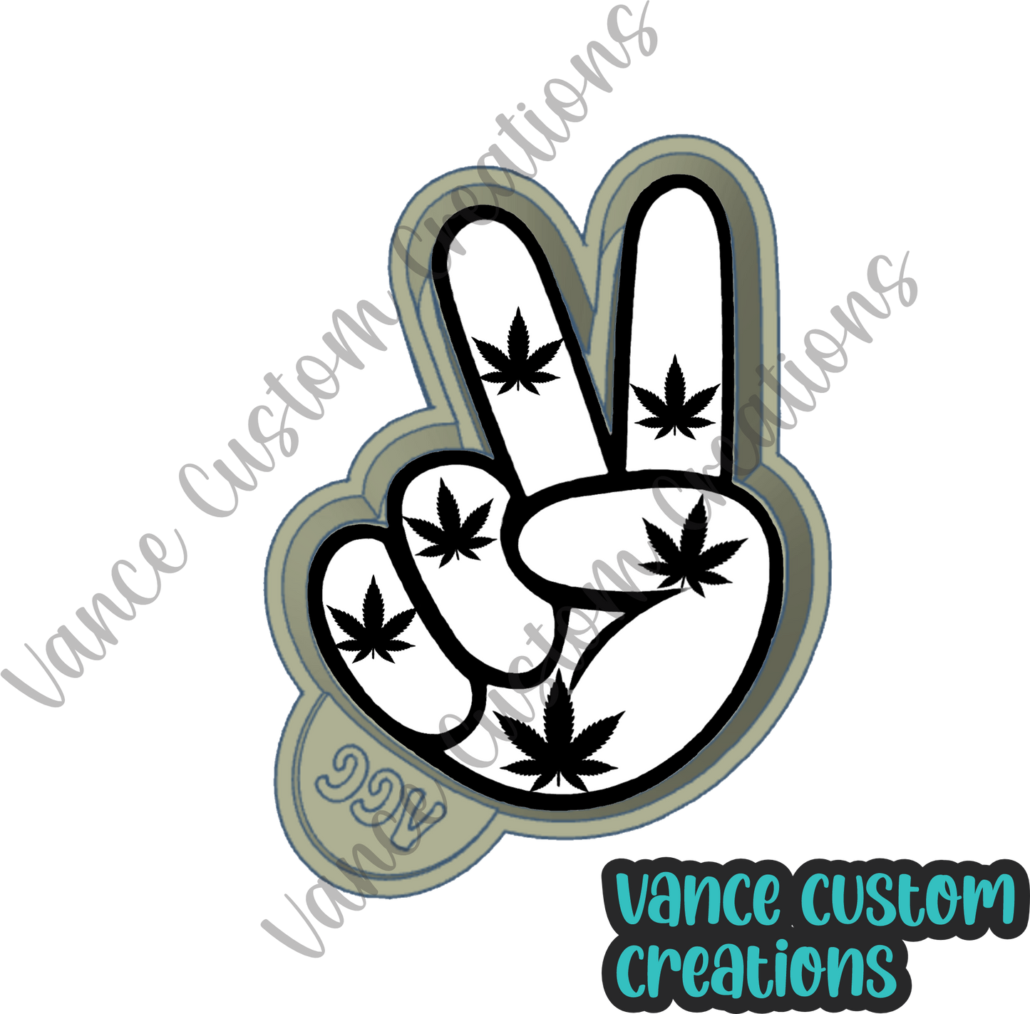 Peace Bud Freshie Mold