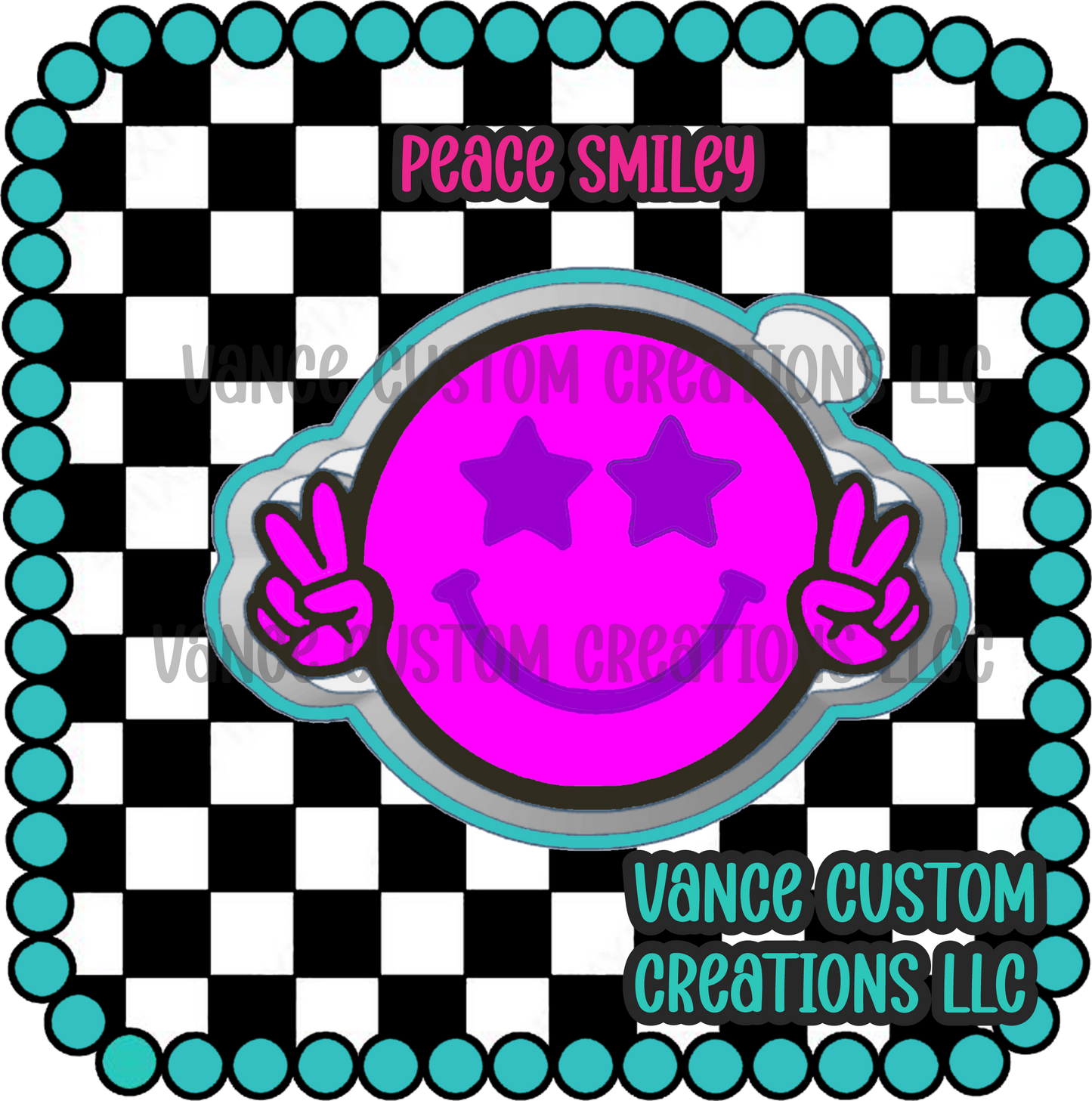 Smiley Face Peace Sign