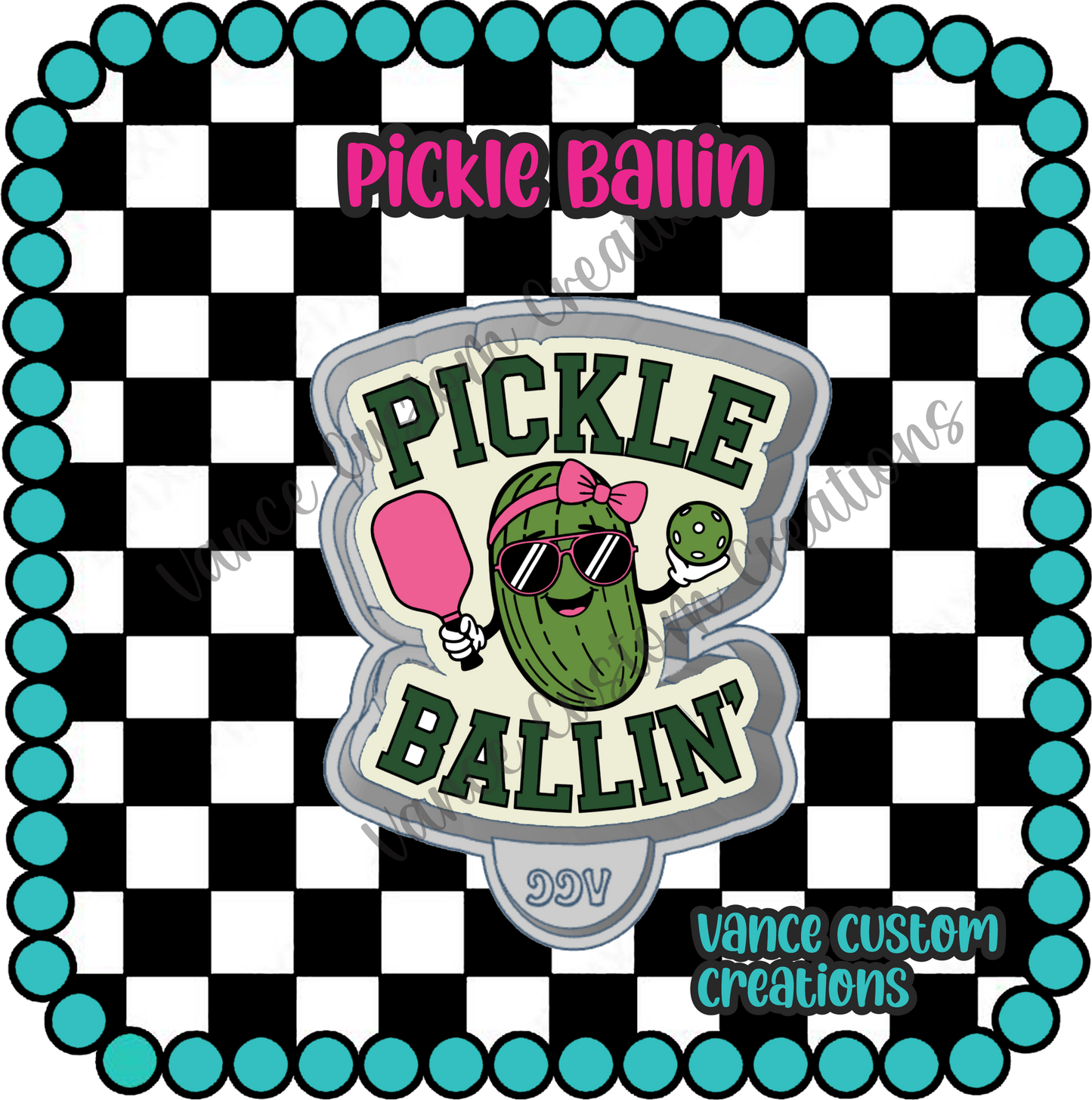 Pickle Ballin Freshie Mold