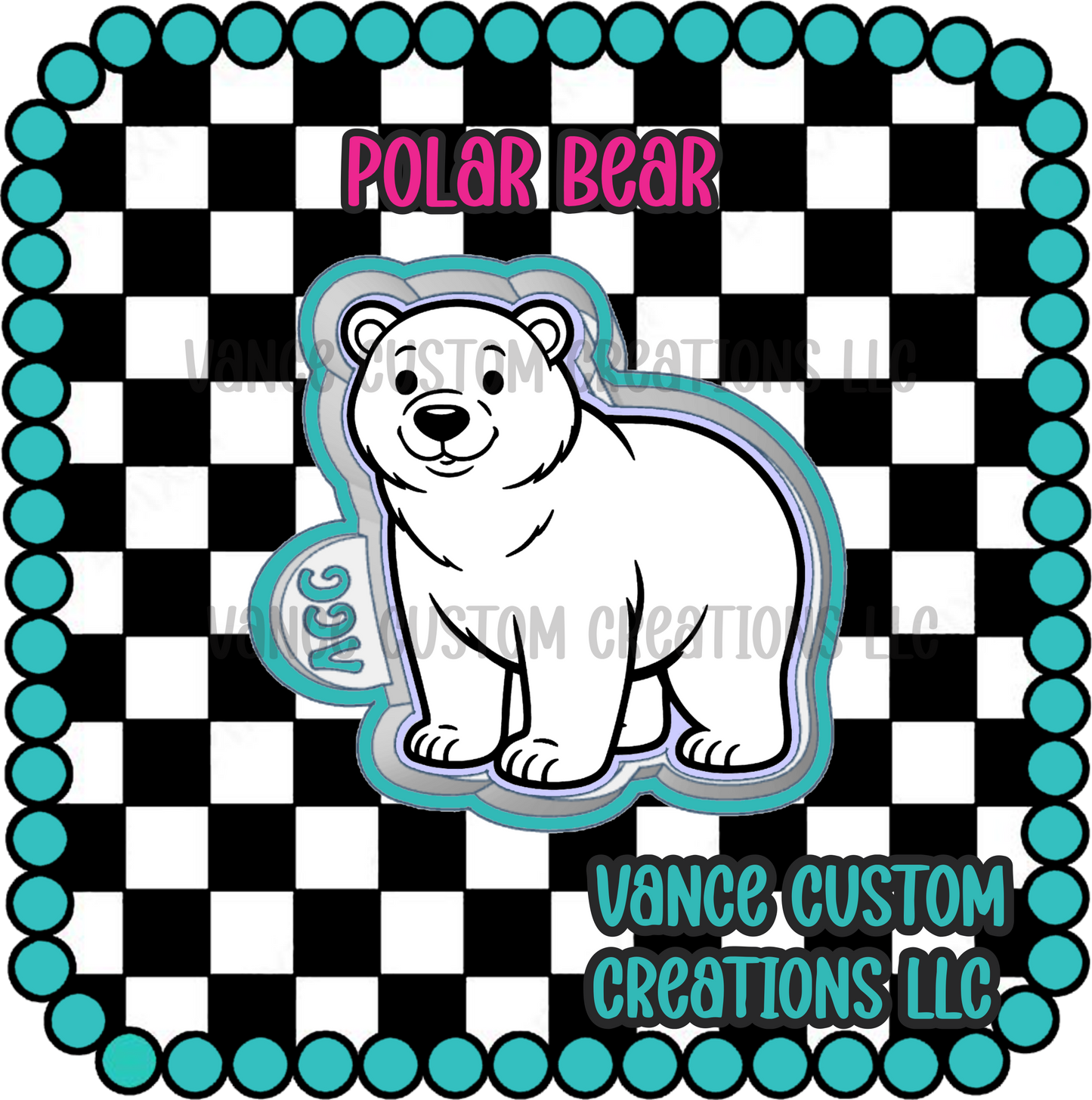 Polar Bear Freshie Mold