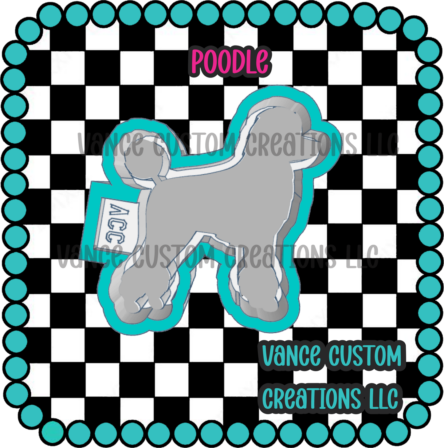 Poodle Freshie Mold