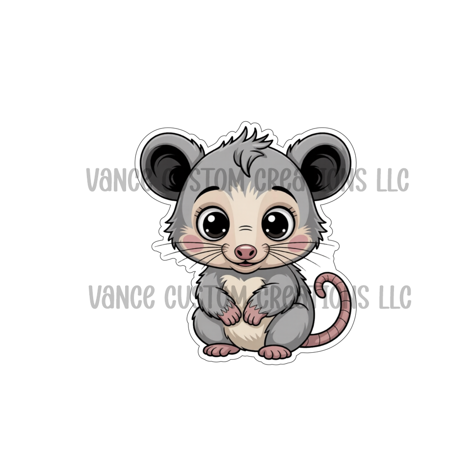 Baby Possum Cardstock