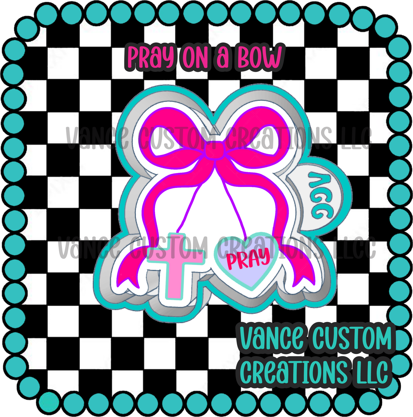 Pray On A Bow Freshie Mold