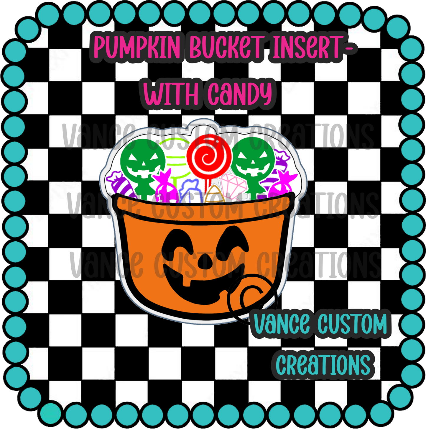 Pumpkin Bucket Freshie Mold