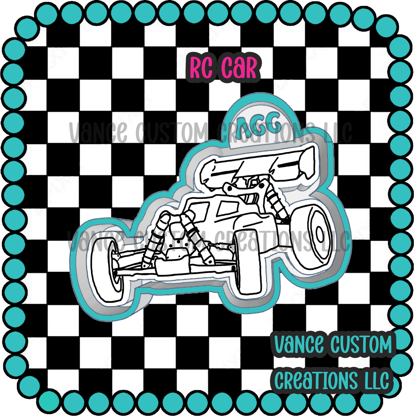 RC Car Freshie Mold