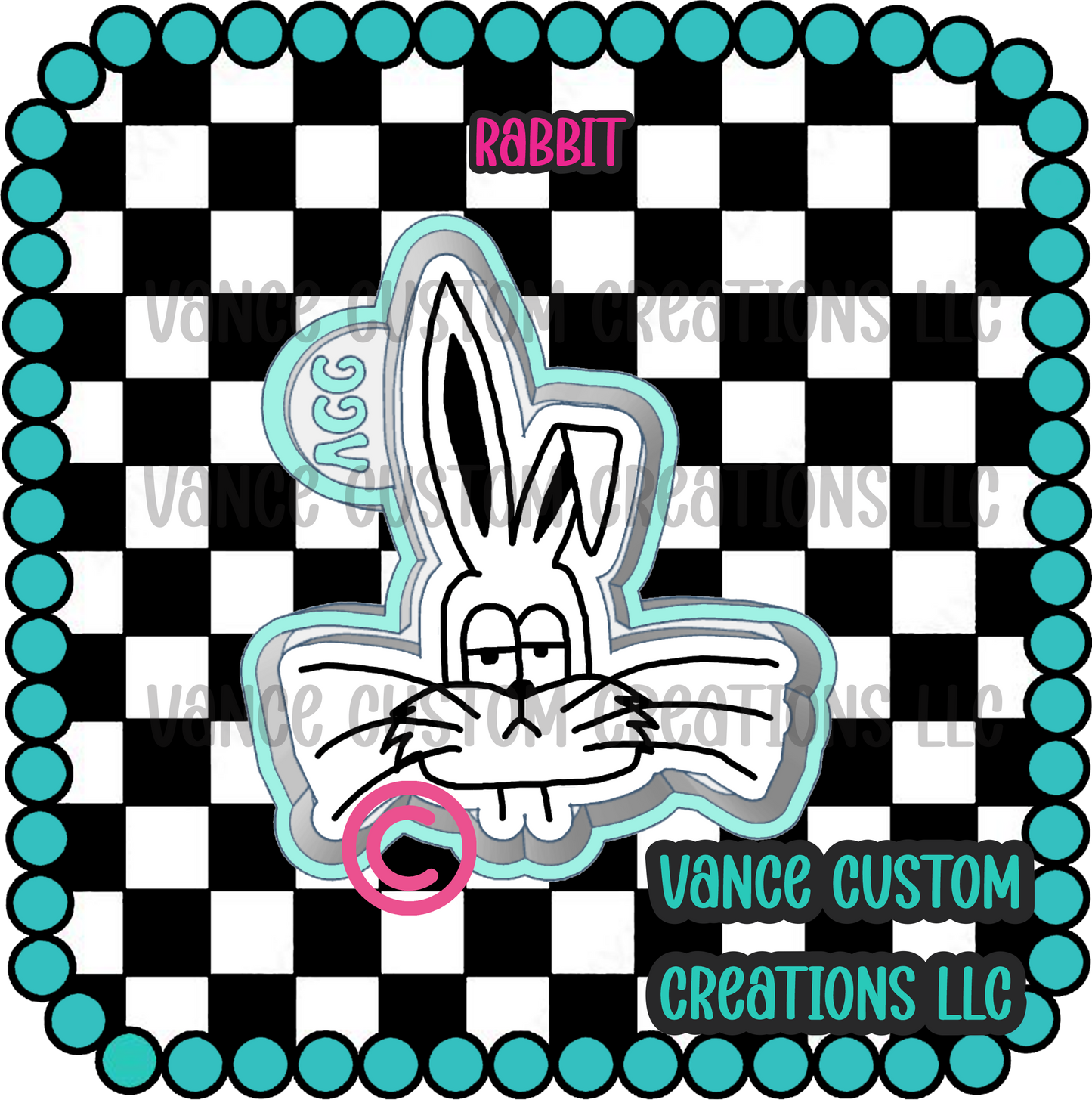 Rabbit Freshie Mold