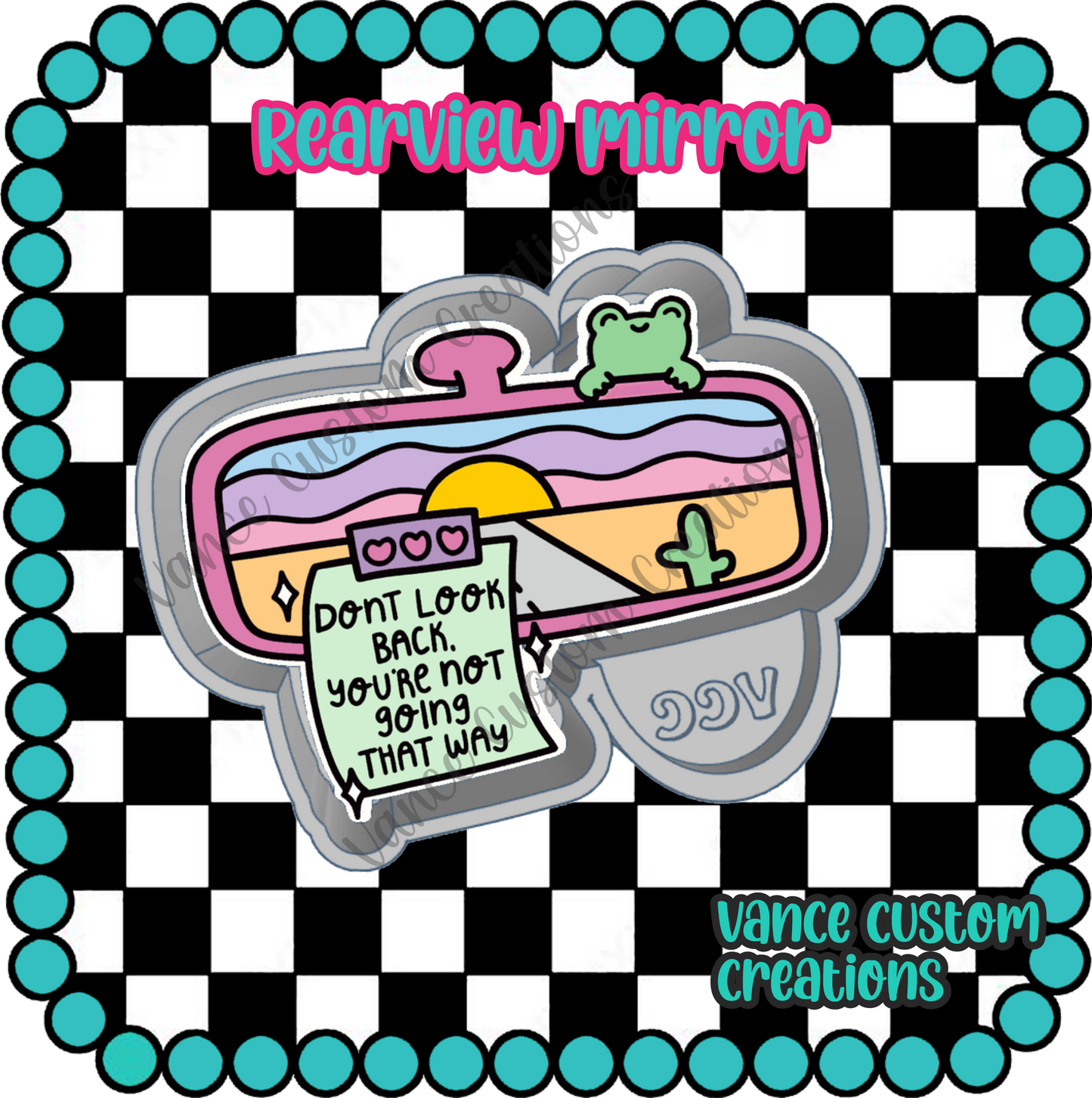 Rearview Mirror Freshie Mold