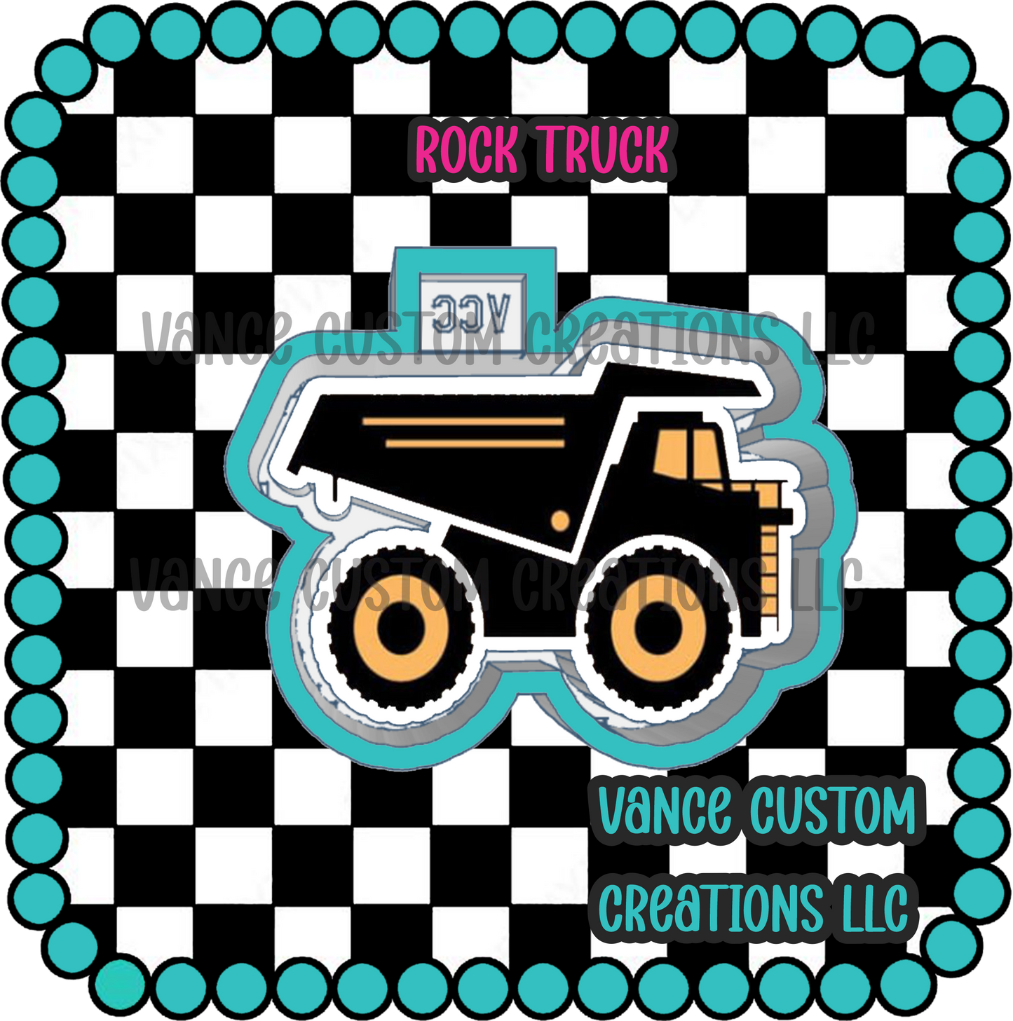 Rock Truck Freshie Mold