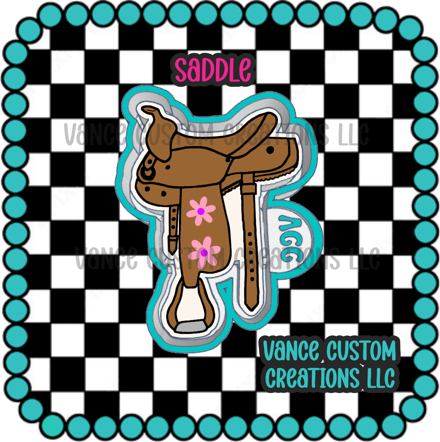 Saddle Freshie Mold