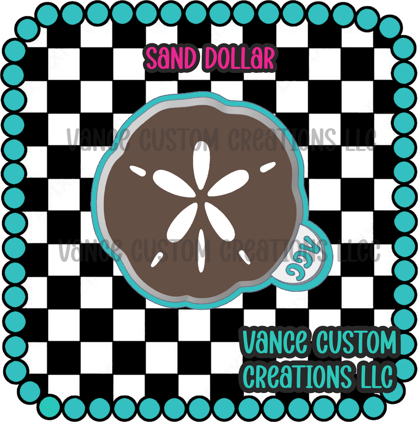 Sand Dollar Freshie Mold