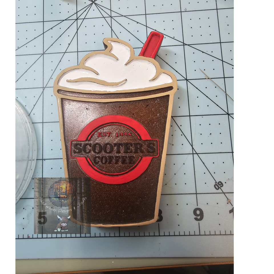 Scooter's Coffee Freshie Mold
