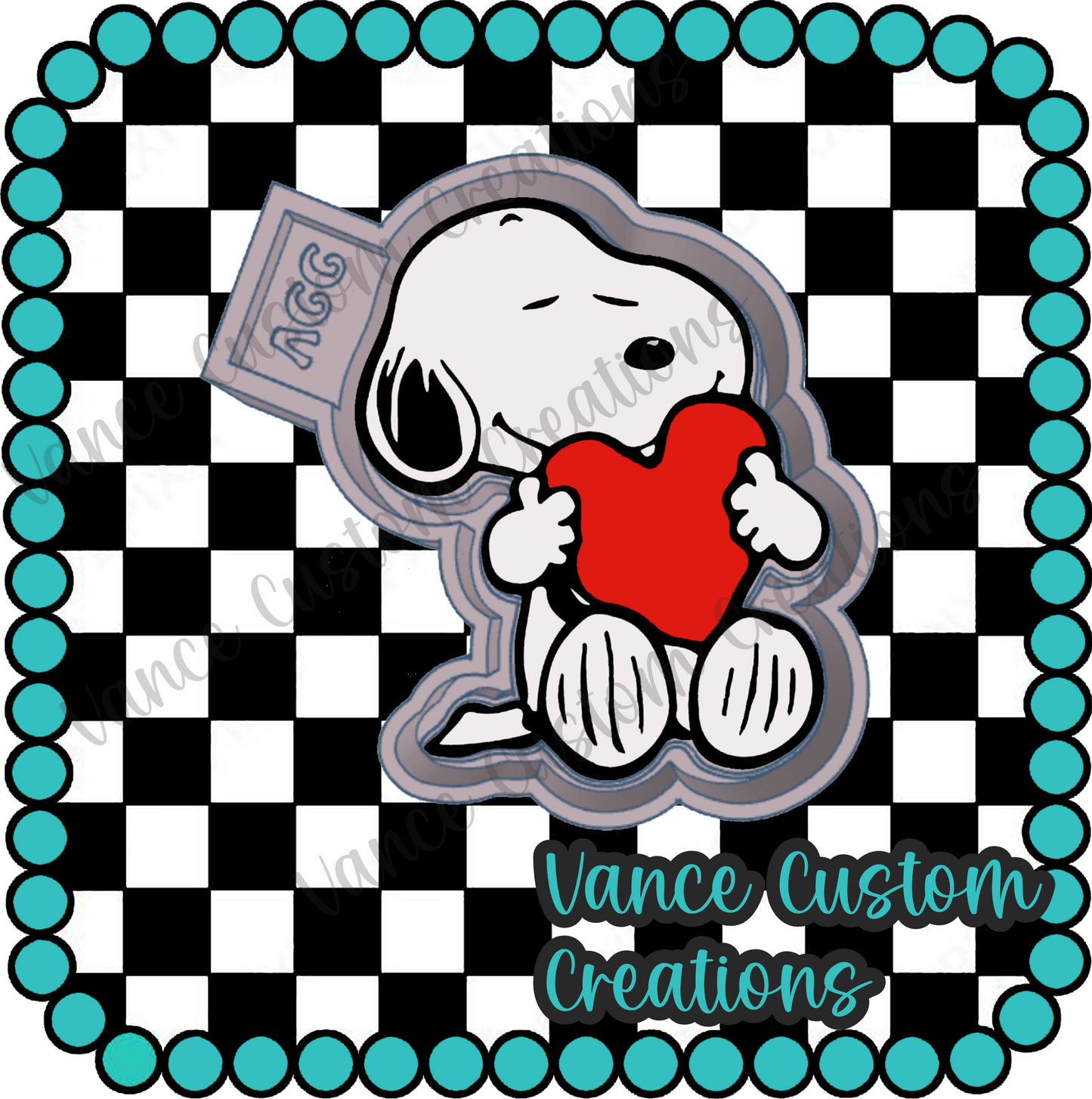 Snoopy Freshie Mold