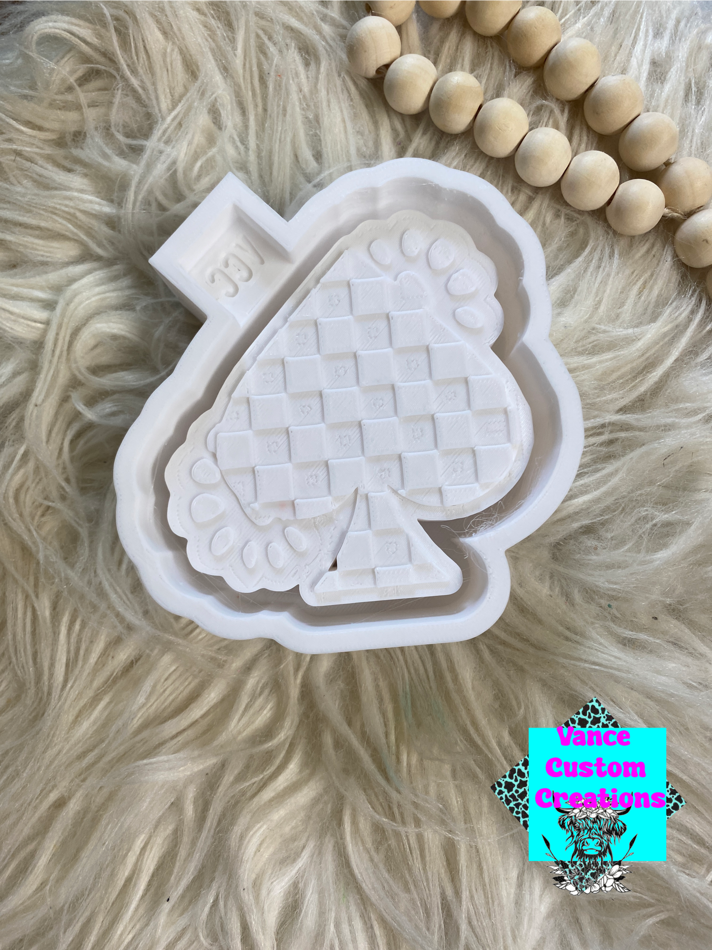 Spade and Concho Freshie Mold
