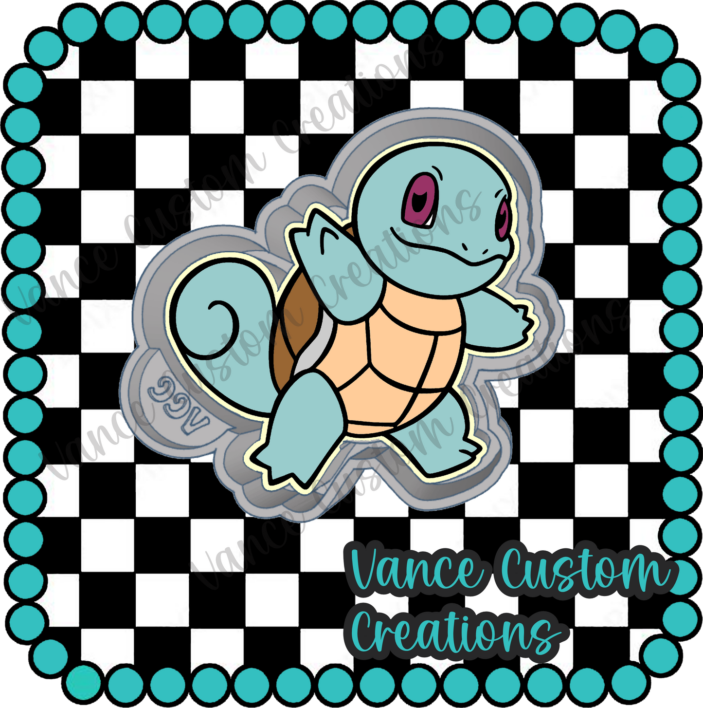 Squirtle Freshie Mold