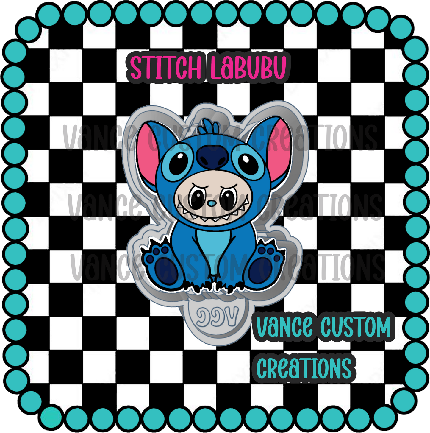 Stitch Labubu Freshie Mold