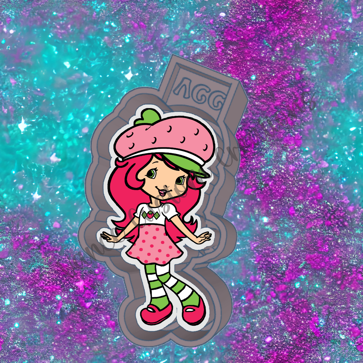 Strawberry Shortcake Freshie Mold
