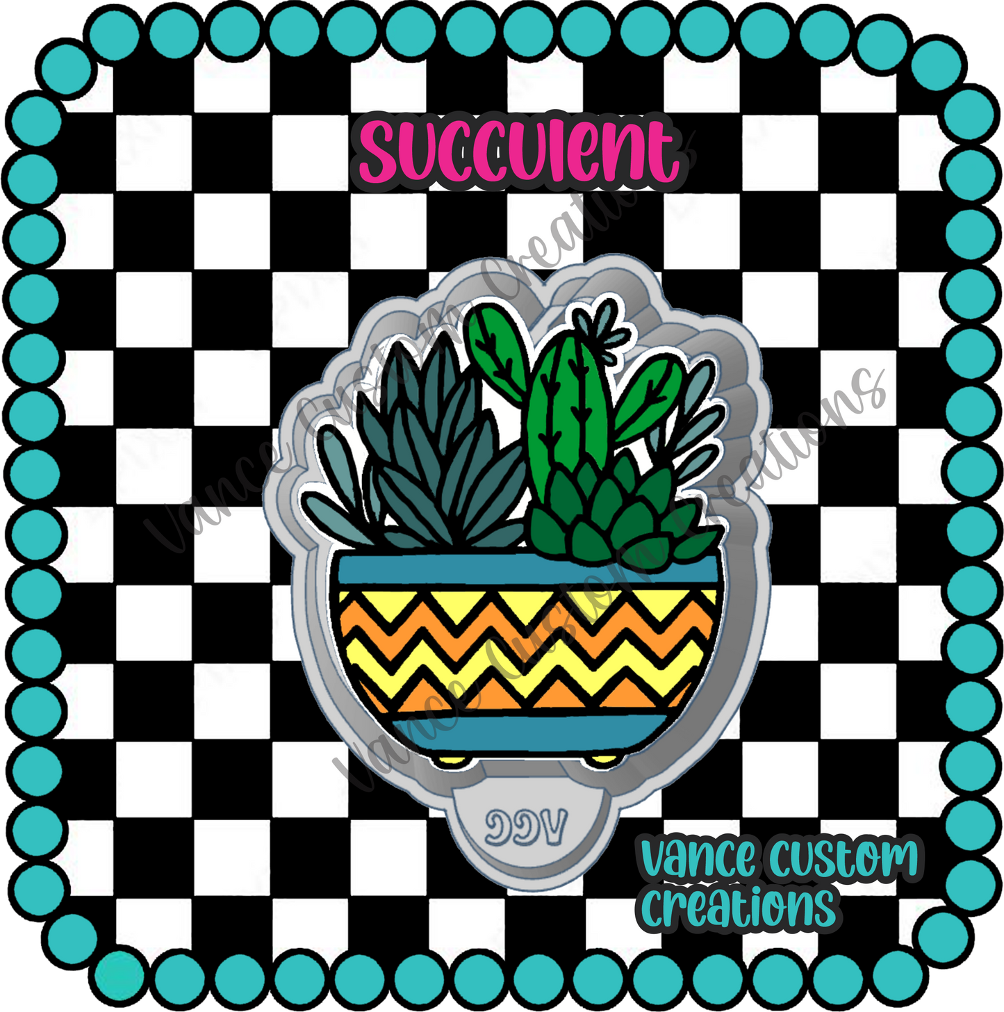 Succulent Freshie Mold