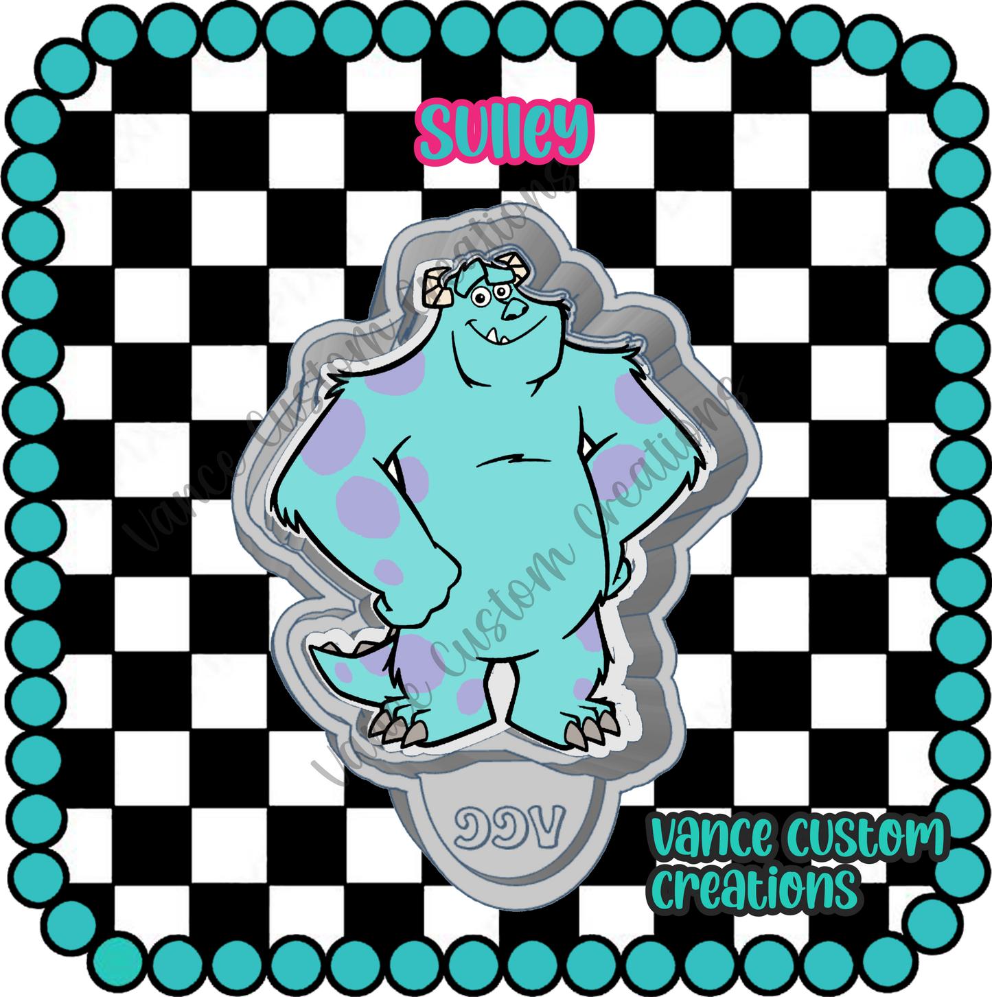 Sulley Freshie Mold