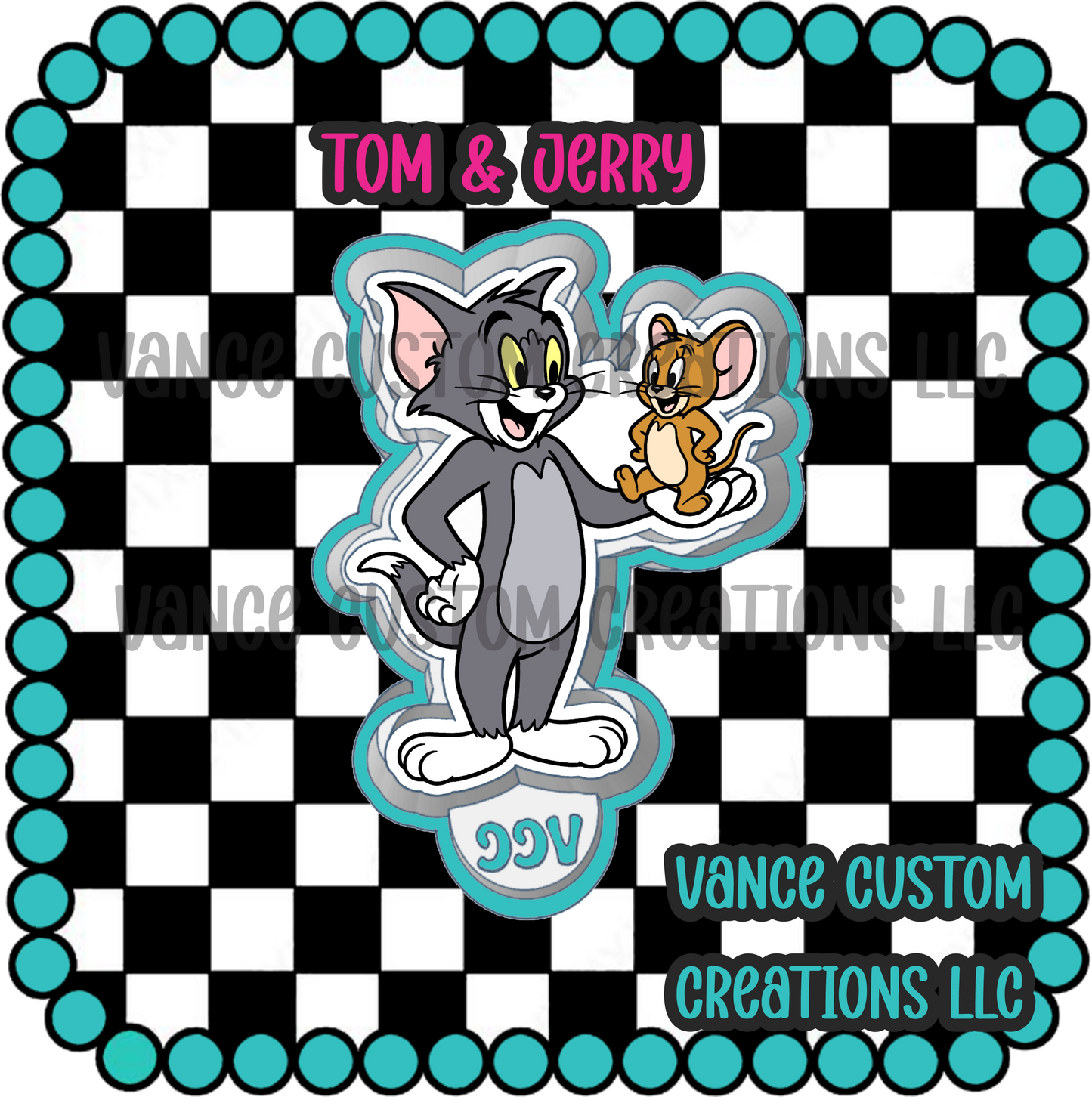 Tom & Jerry Freshie Mold