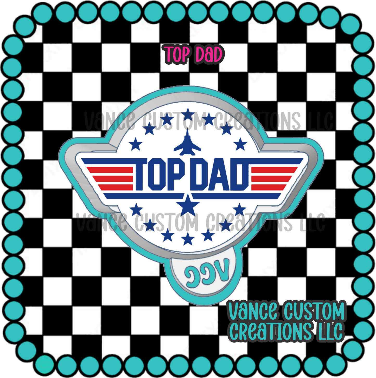 Top Dad Freshie Mold