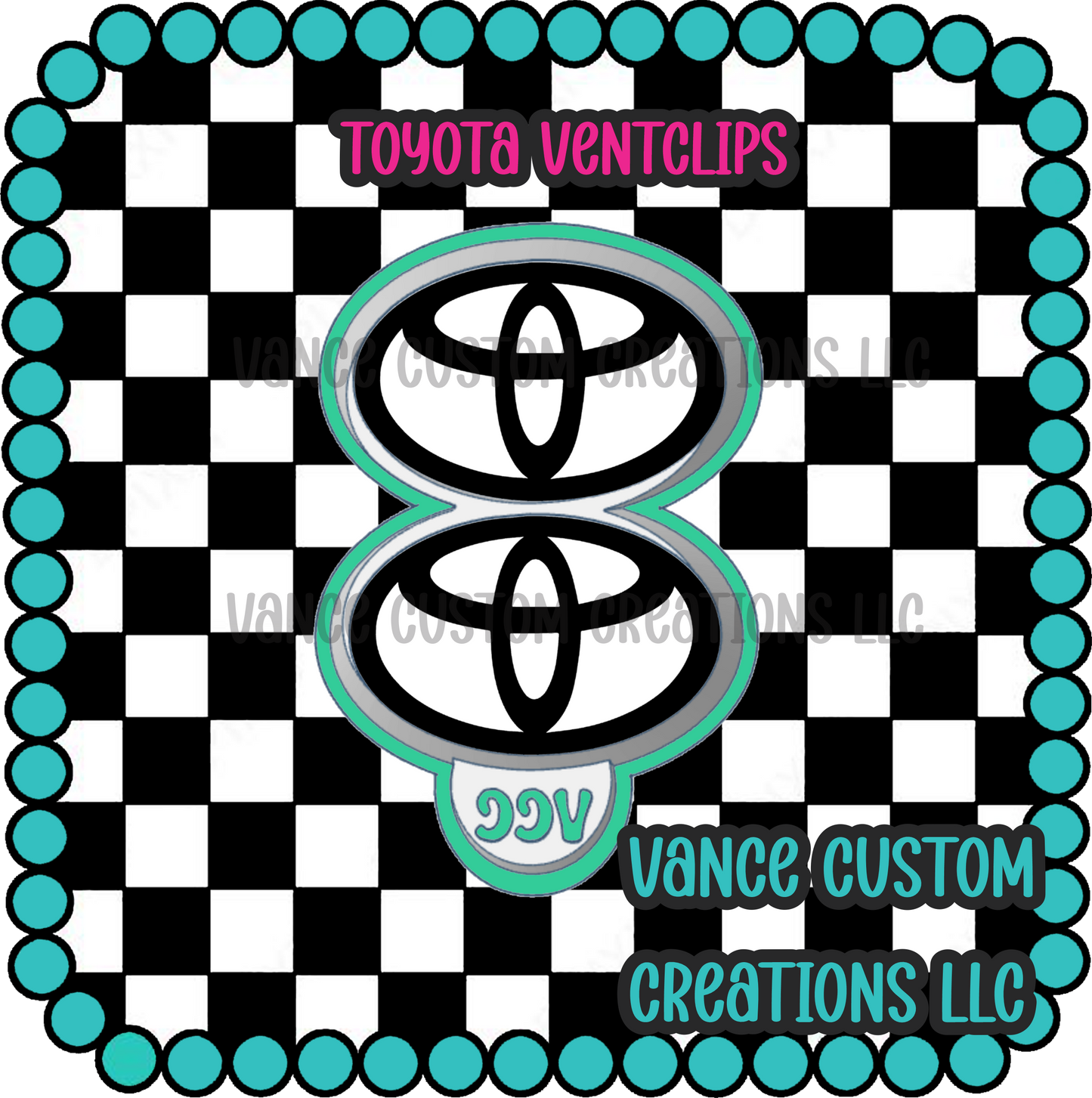 Toyota Ventclips Freshie Mold