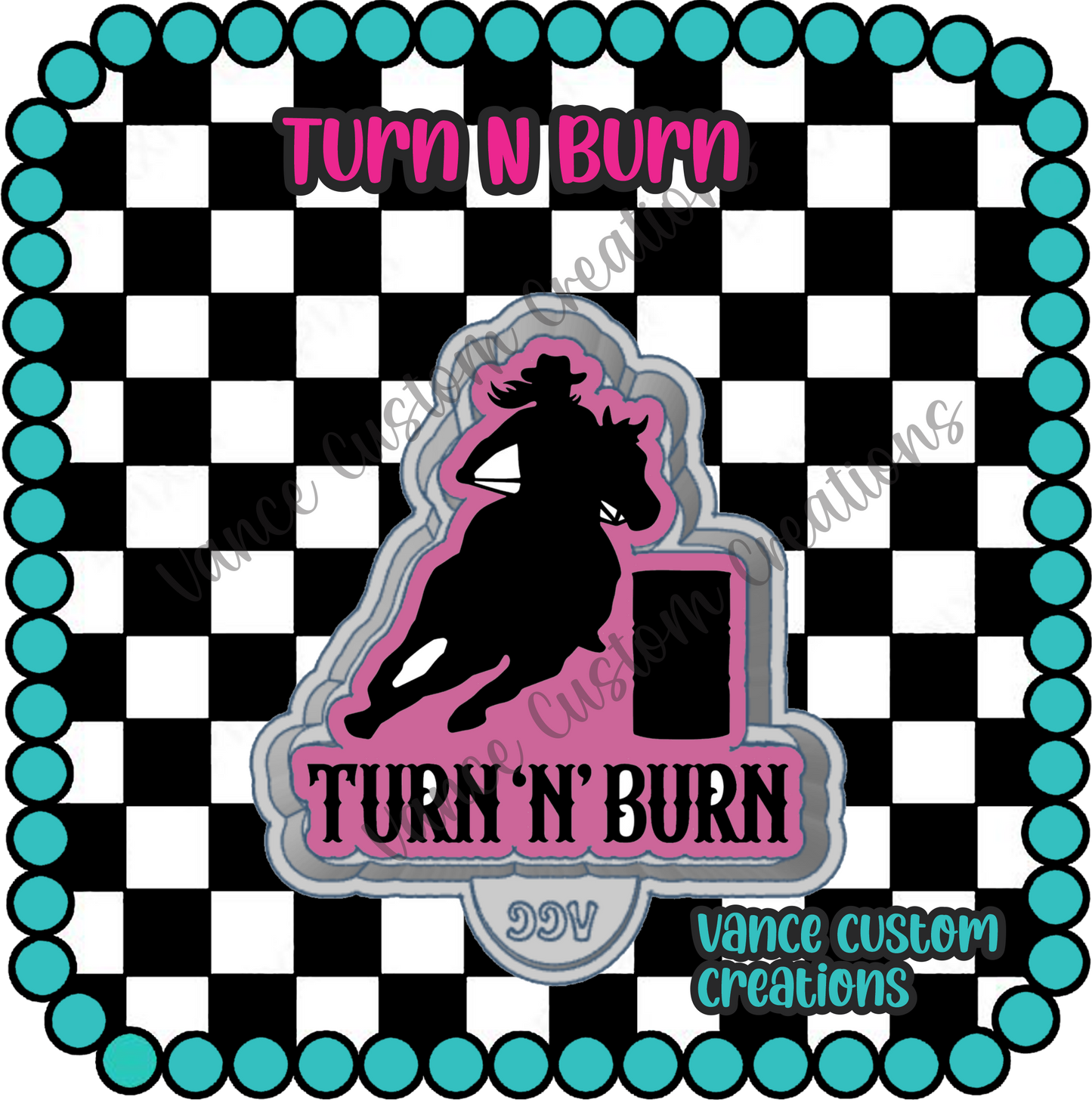 Turn N Burn Freshie Mold