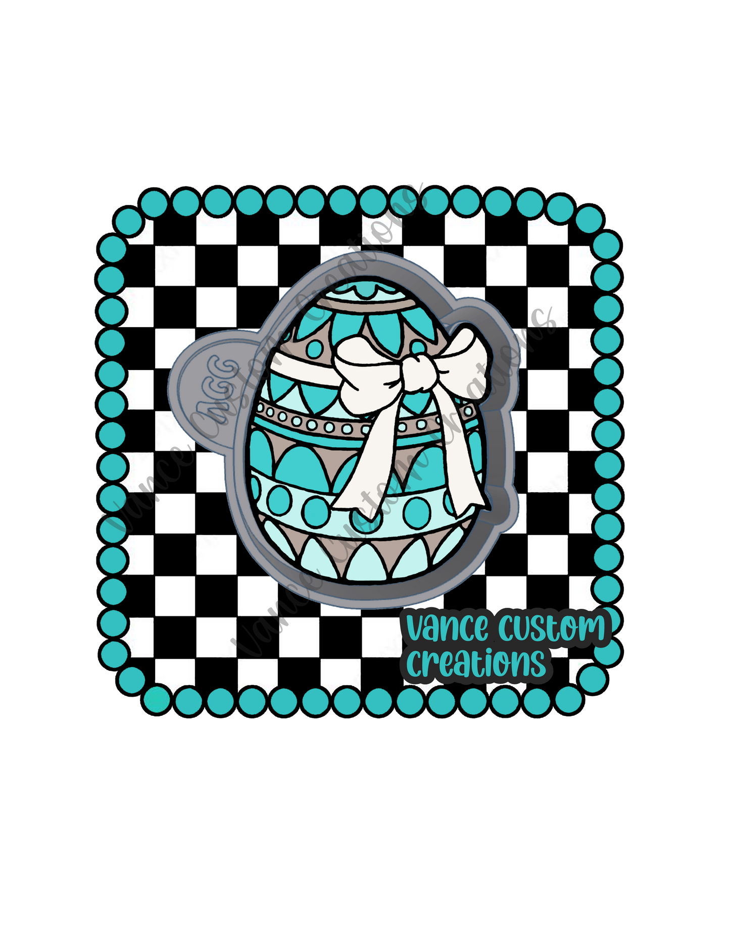 Turquoise Egg Freshie Mold