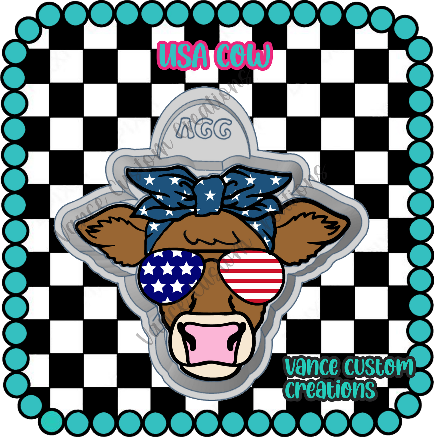 USA Cow Freshie Mold