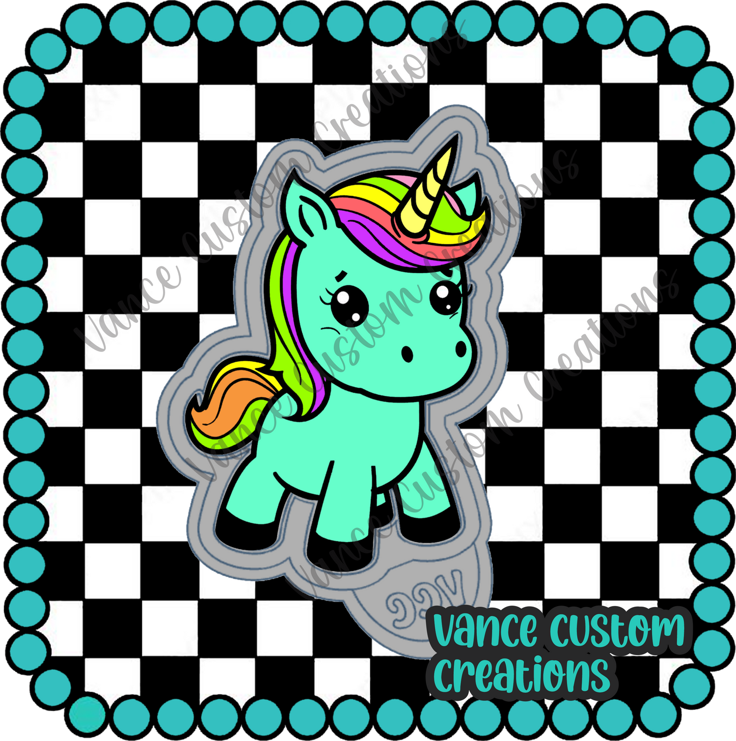Unicorn Freshie Mold