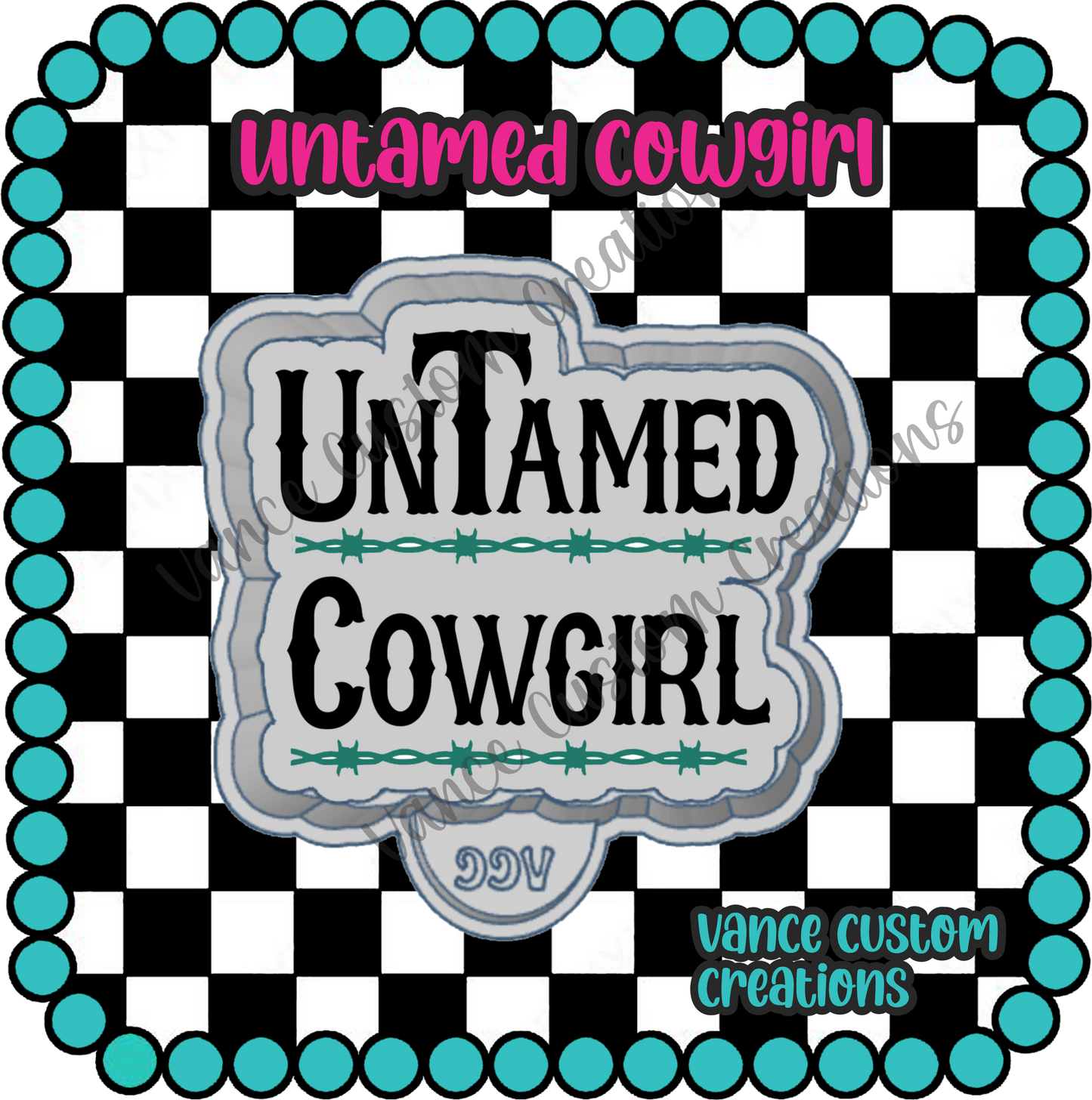 Untamed Cowgirl Freshie Mold
