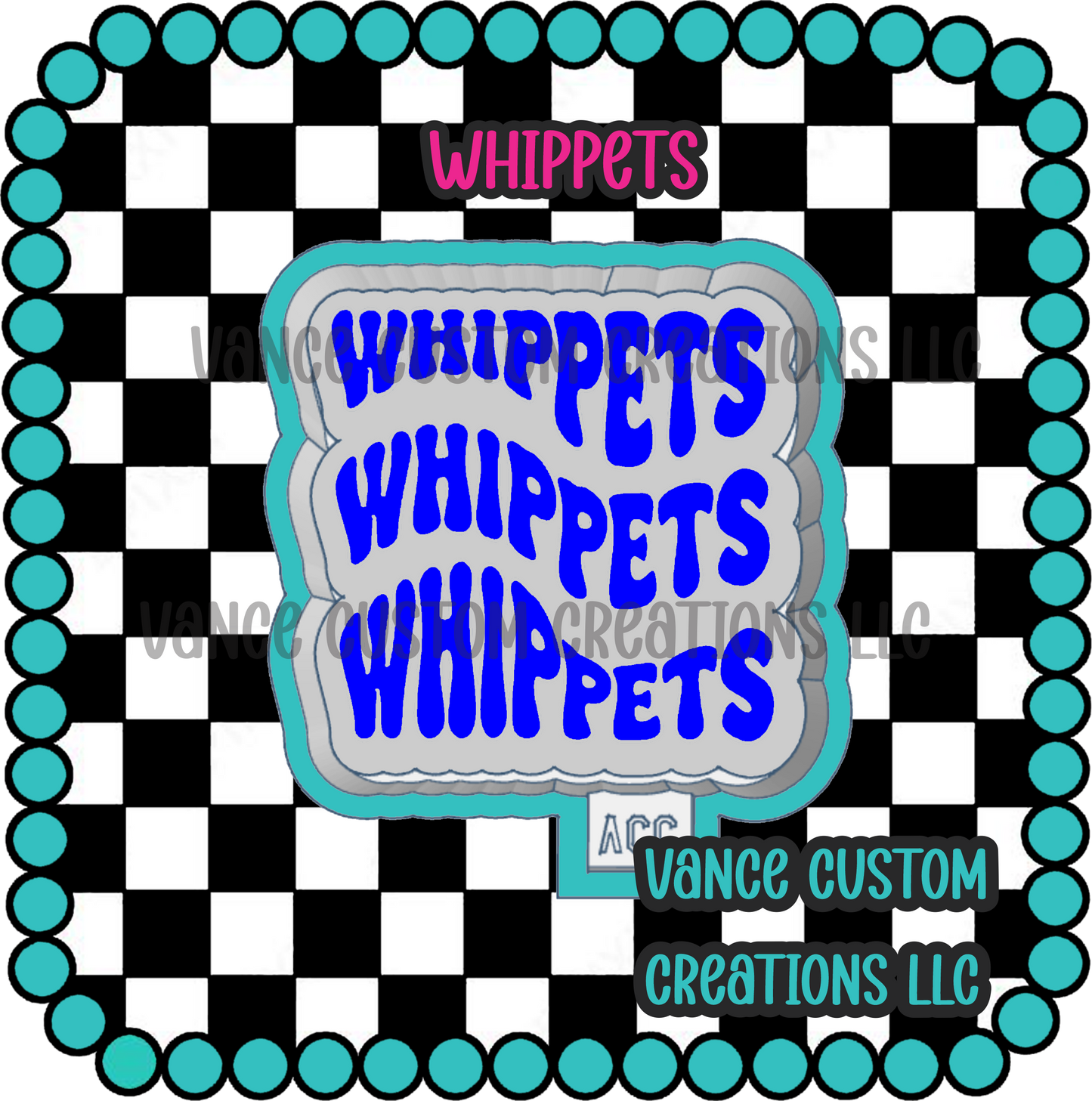 Whippets Freshie Mold