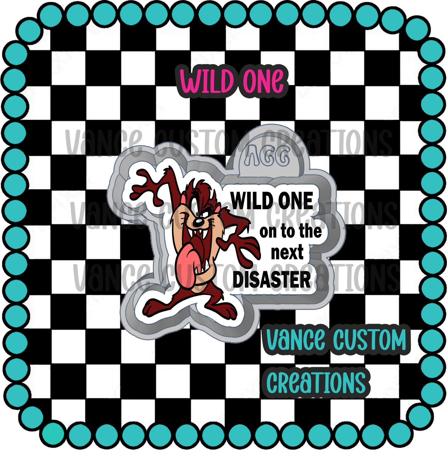 Wild One Freshie Mold