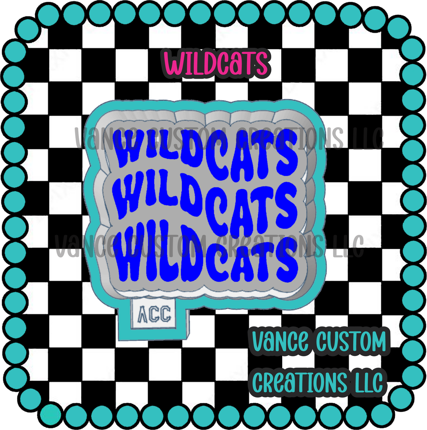 Wildcats Freshie Mold