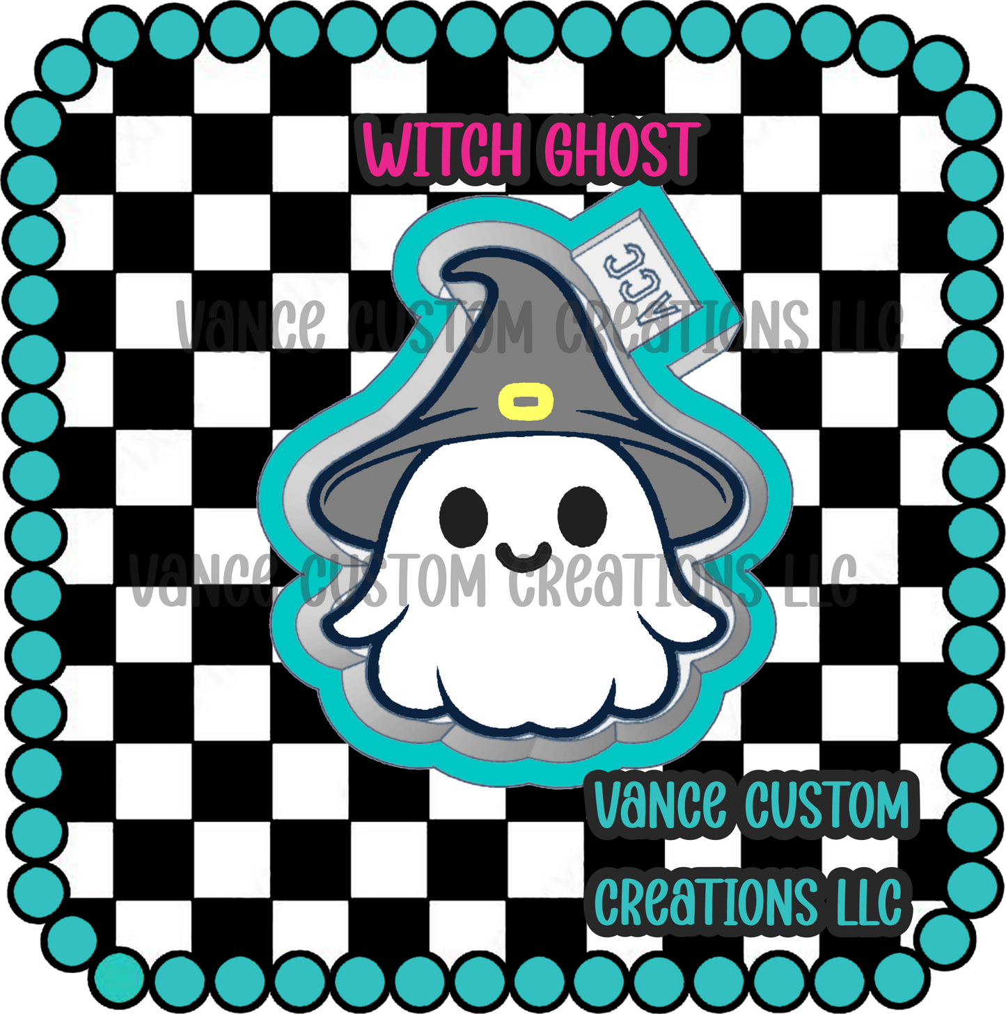 Ghost Witch Freshie Mold