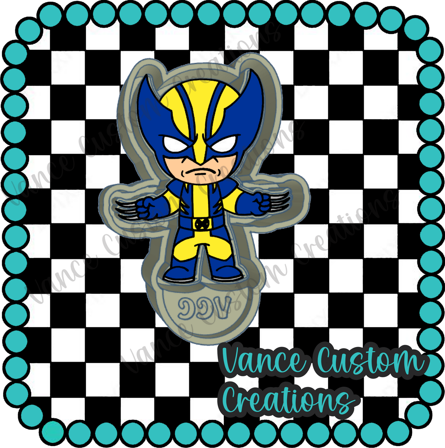 Wolverine Freshie Mold