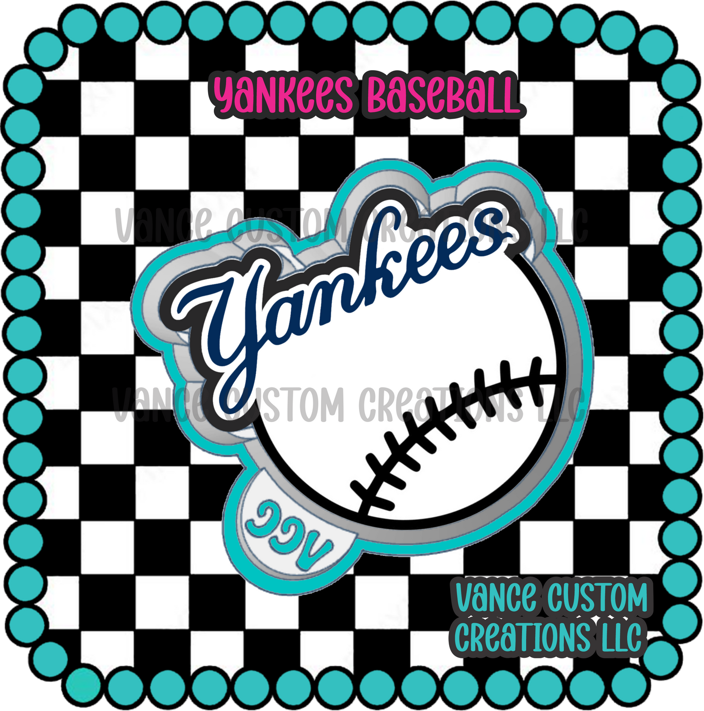 Yankees Baseball Freshie Mold